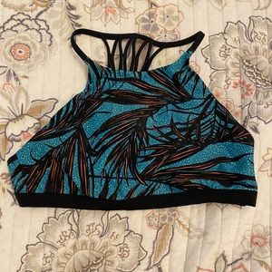 lululemon Tidal Flow Net High Neck Swimsuit Top